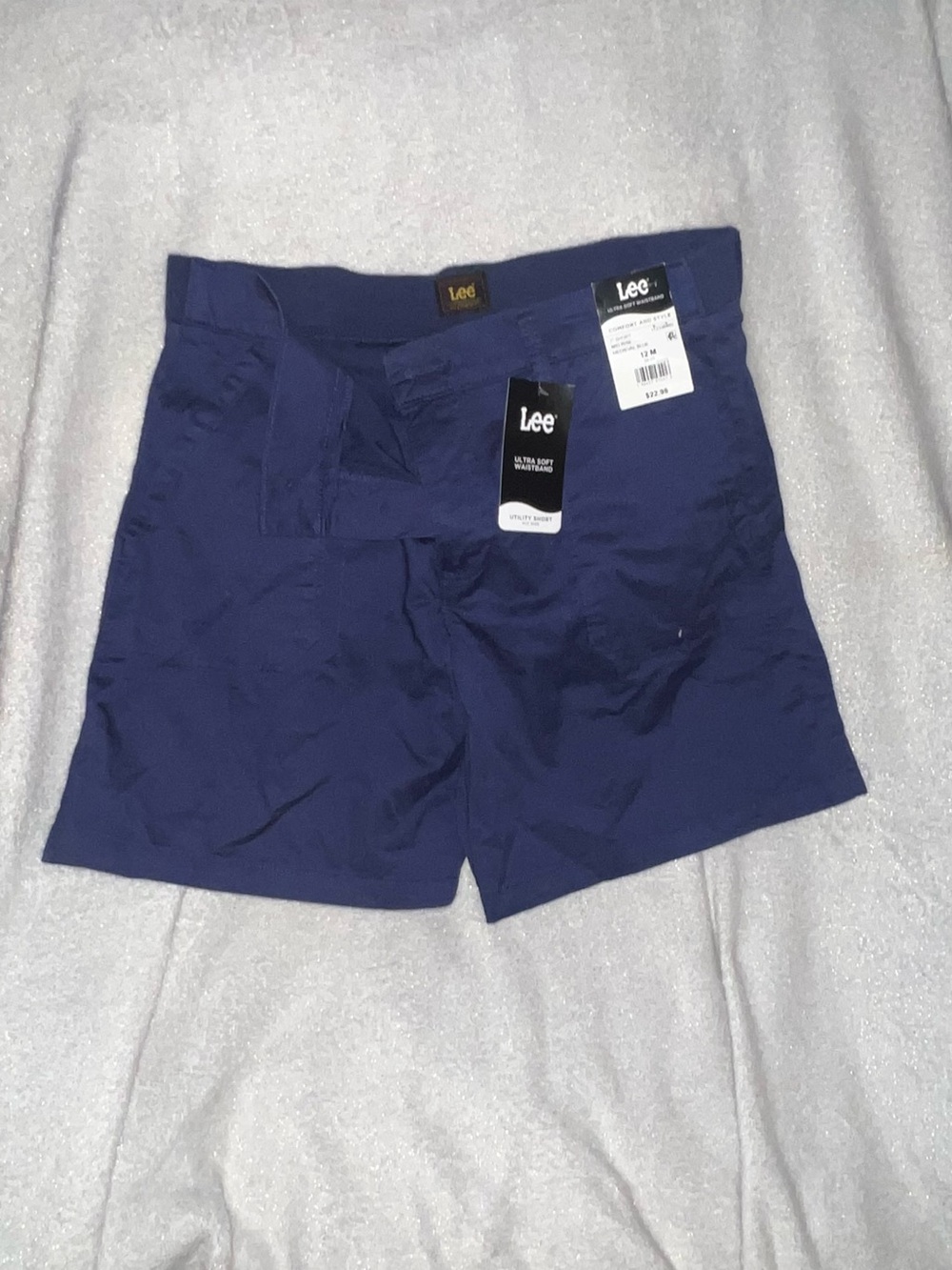 Lee medieval Blue mid-rise Shorts